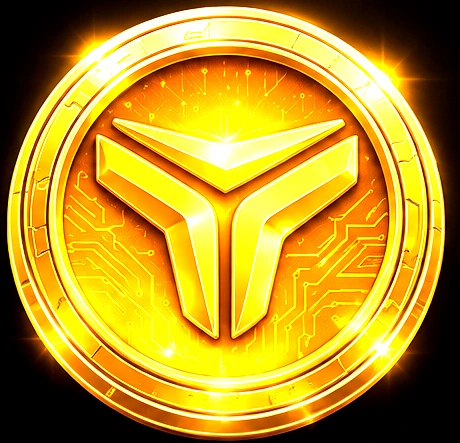 YYTOKEN 공식 골드 로고